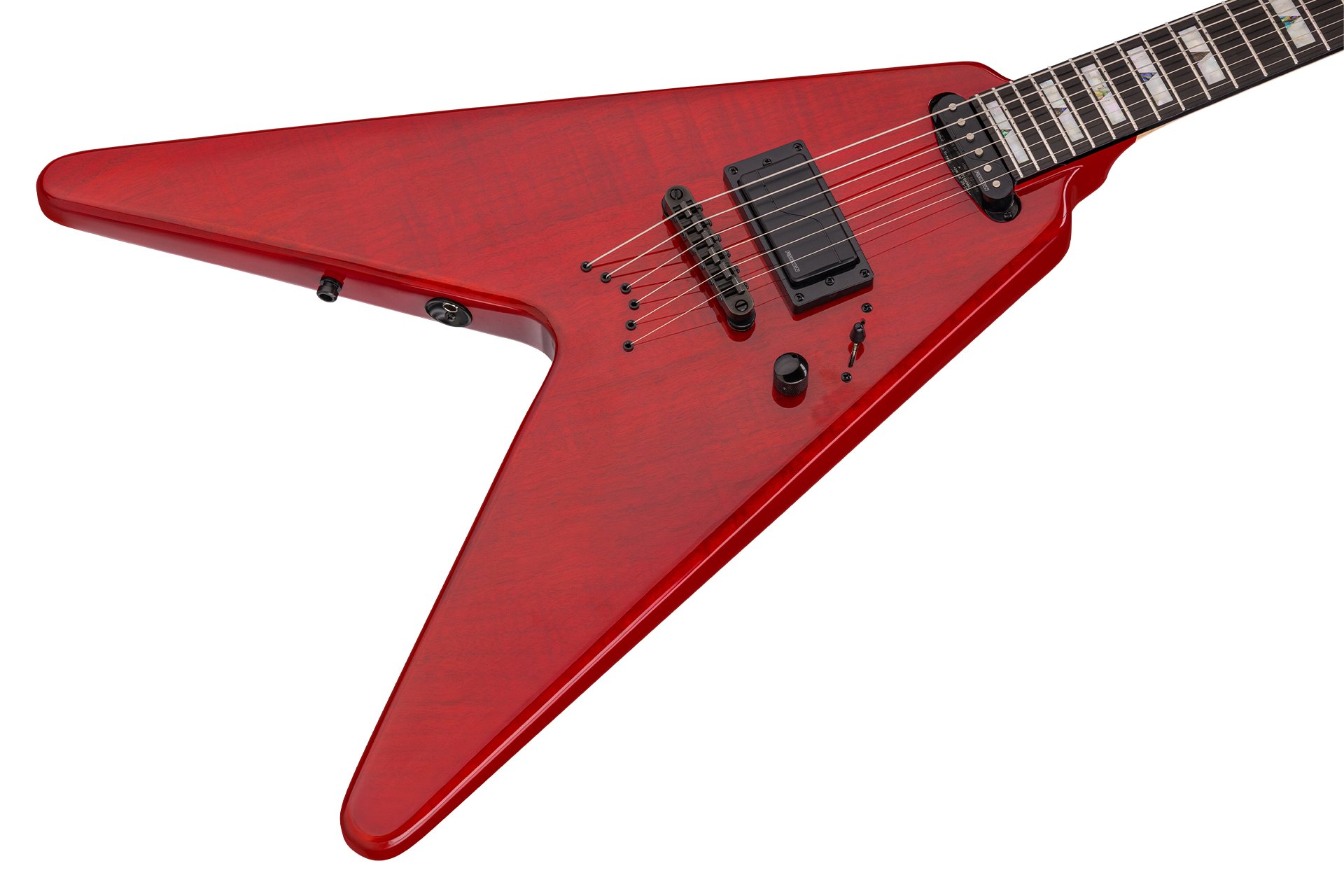Artist Line Shark WH-1 - Majesty Red Blackburst Transparent High Polish E-Gitarre